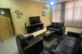 For rent Furnished Apartment - Neighborhood Righini kinshasa Lemba