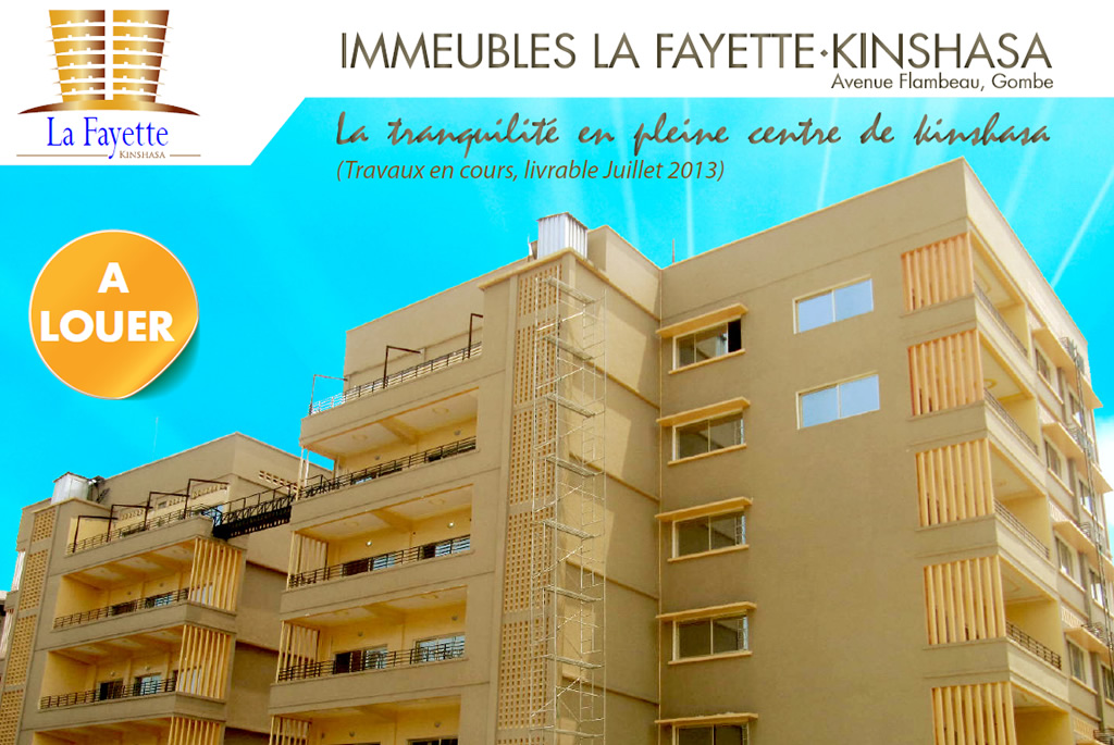 A louer Résidence La FAYETTE - Gombe Kinshasa Gombe
